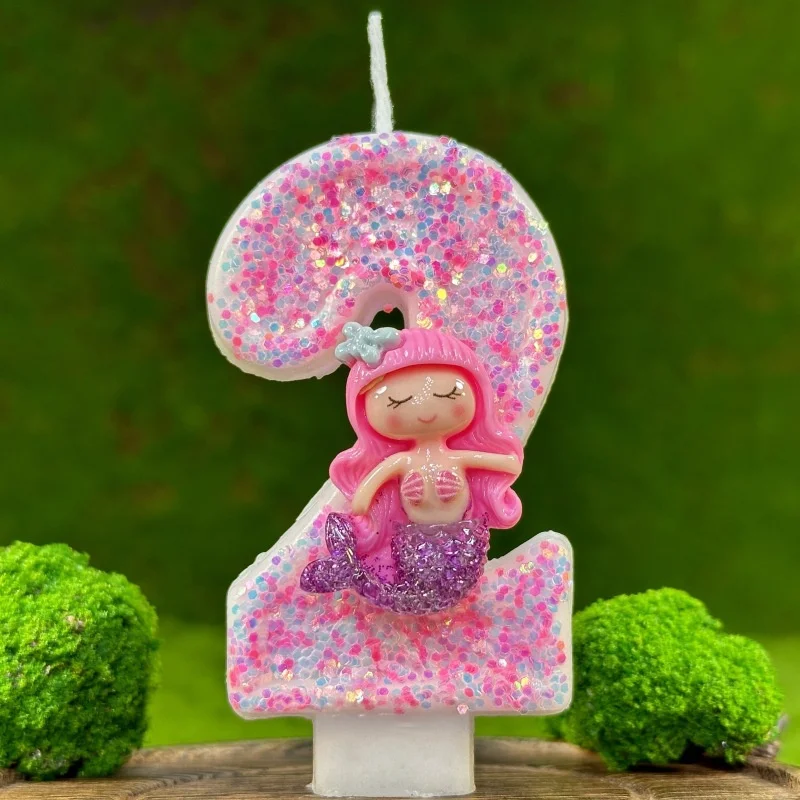 Украшение для торта в виде цифр на день рождения