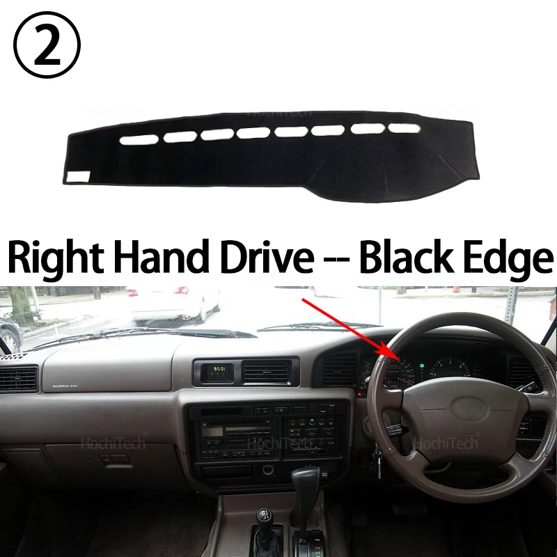 

Для Toyota Land Cruiser J80 LC80 Lexus LX 450 1990-1997 противоскользящий чехол для приборной панели, защитная накладка, аксессуары, солнцезащитный ковер