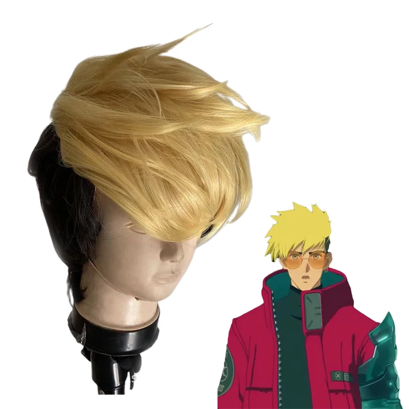 

Anime Trigun Vash The Stampede Cosplay Wig Vash Cosplay Wig Halloween Party Costume Wigs Halloween Party Cos Prop for Men
