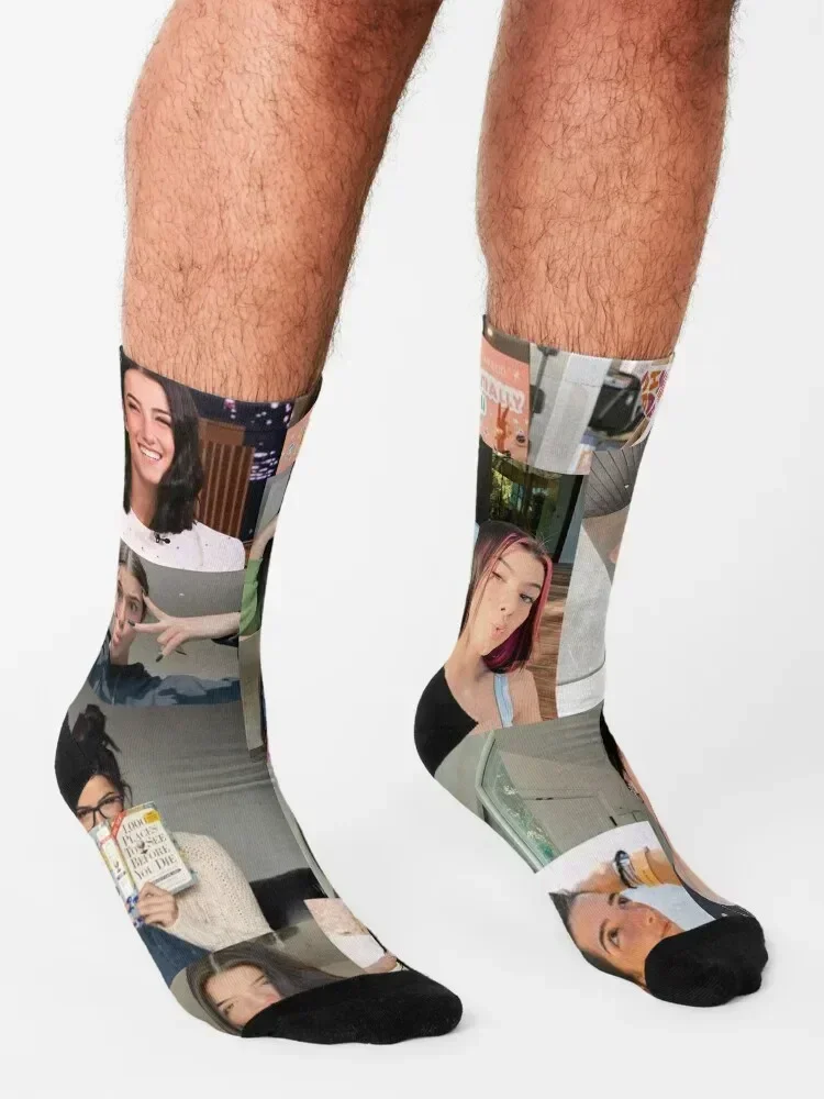 Charli Dɺmelio коллаж Носки для гольфа зимние подарки женские мужские