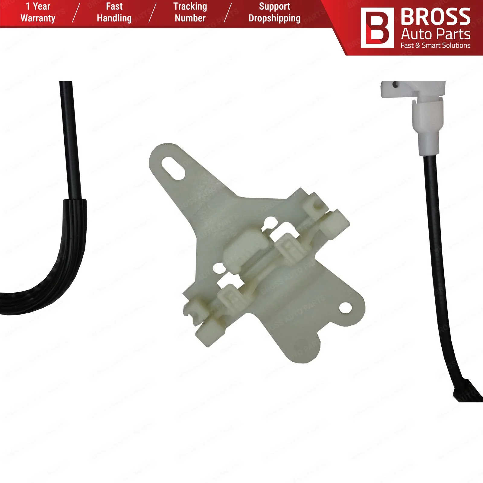 Комплект для ремонта стеклоподъемника Bross BWR5141 электропривод правой передней