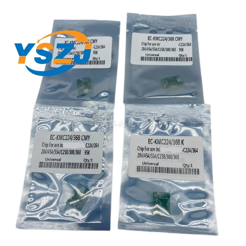Фото 20 шт. DR512 DR 512 чип барабана для Konica Minolta Bizhub C224 C364 C284 C454 C554 7822 7828 цветной лазерный картридж сброса №1