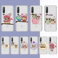 yinuoda lovely owl cartoon love phone case for redmi note 5 7 8 9 10 a k20 pro max lite for xiaomi 10pro 10t