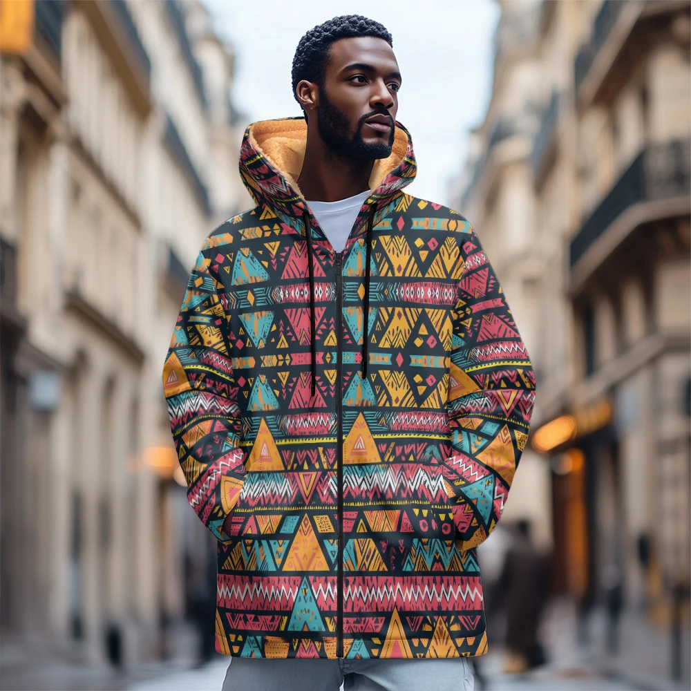 Новый треугольный комбинированный дизайн мужская зимняя одежда новые пуховые