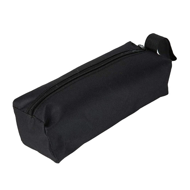 

Multifunctional Tool Bag Polyester Material Zipper Bag Portable Storage Bag For Screws Hardware Tools Storage (Black)