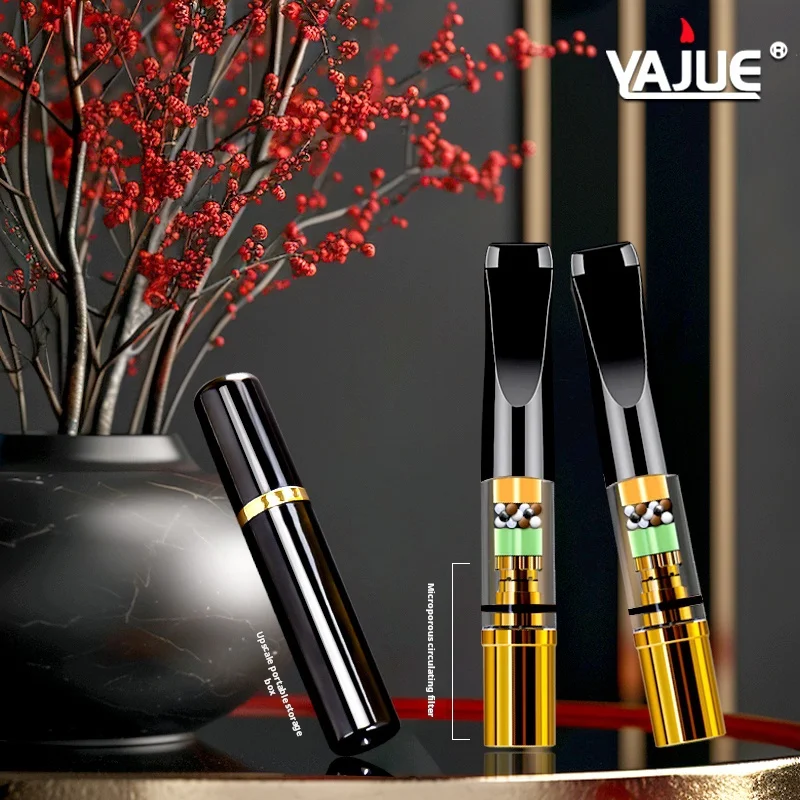 5 sztuk/pudło Nowy wysokiej klasy uchwyt na papierosy z filtrem trzech zastosowania potężne wielokrotne filtry akcesoria do papierosów prezent