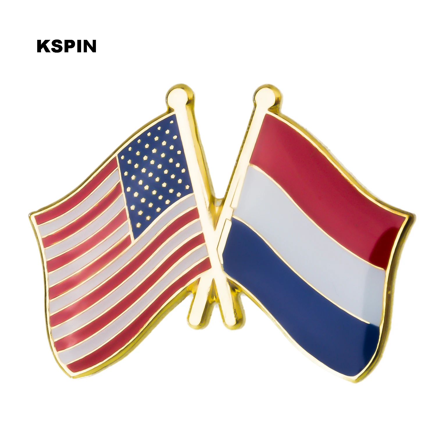 

Флаг США, Нидерланды, значки, значки, брошь