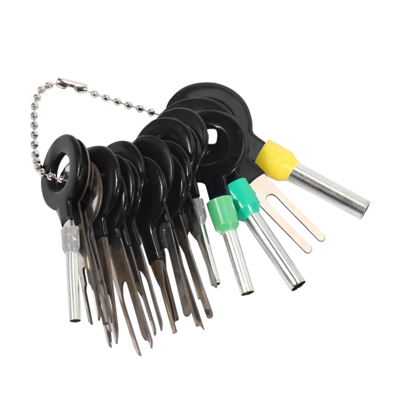 

Набор ключей для удаления клемм, комплект инструментов для автомобиля, экстрактор контактов обжимных соединителей, для ремонта автомобиля,...