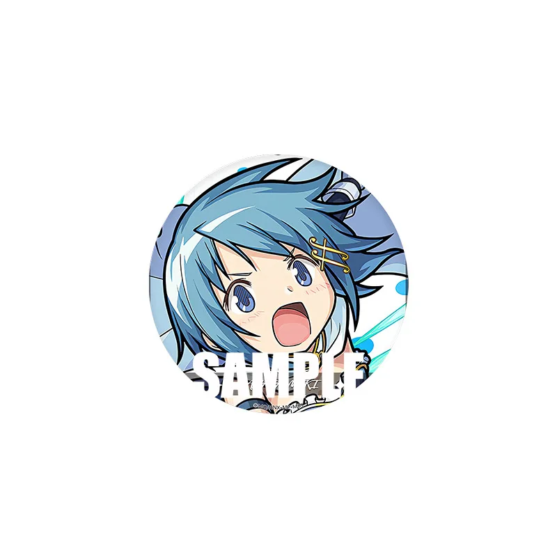 Puella Magi Madoka Magica Аниме Фигурка Kaname Miki Sayaka Металлический лазерный значок Персонаж