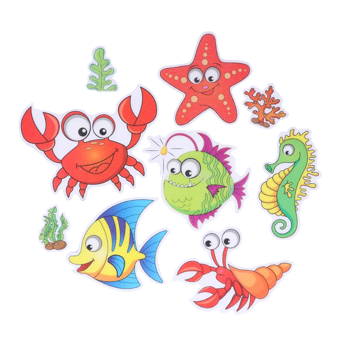 

Stickers Anti Bathtub Non Tub Bath Shower Stickerdecoration Crab Tape Cartoon Star Appliques Waterproof Decals Rubber Bathroom