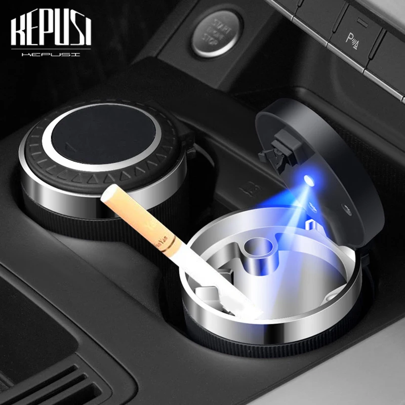 

Car Ashtray With Led Light Portable Ash Tray For Bmw E46 E39 E90 E60 F30 Peugeot 206 307 308 207 Chevrolet Cruze