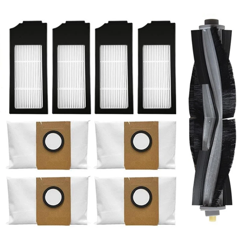 

Для Ecovacs Deebot X1 TURBO OMNI Запчасти для робота-пылесоса Roll основная щетка HEPA фильтр пылесборник