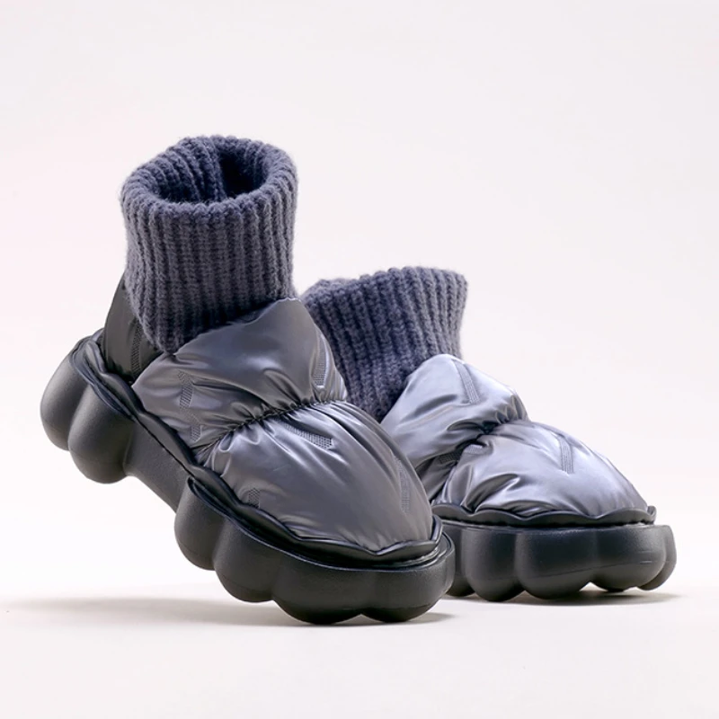 

Женские ботинки 2022, Зимняя Теплая обувь на меху из хлопка, удобные ботильоны для улицы и дома на платформе, женские зимние ботинки, женские ботинки