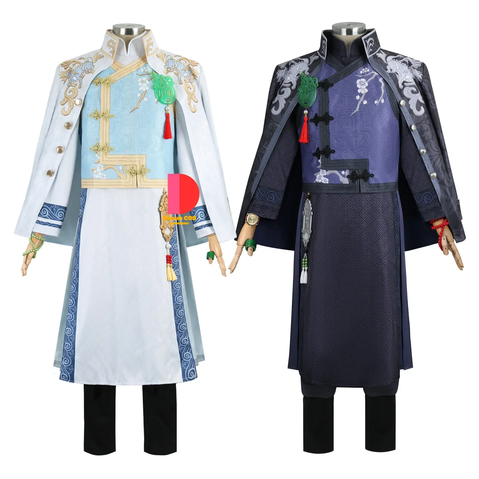 Костюм для косплея персонажа вида Виса Си и фаната с париками униформа куйлина Ву