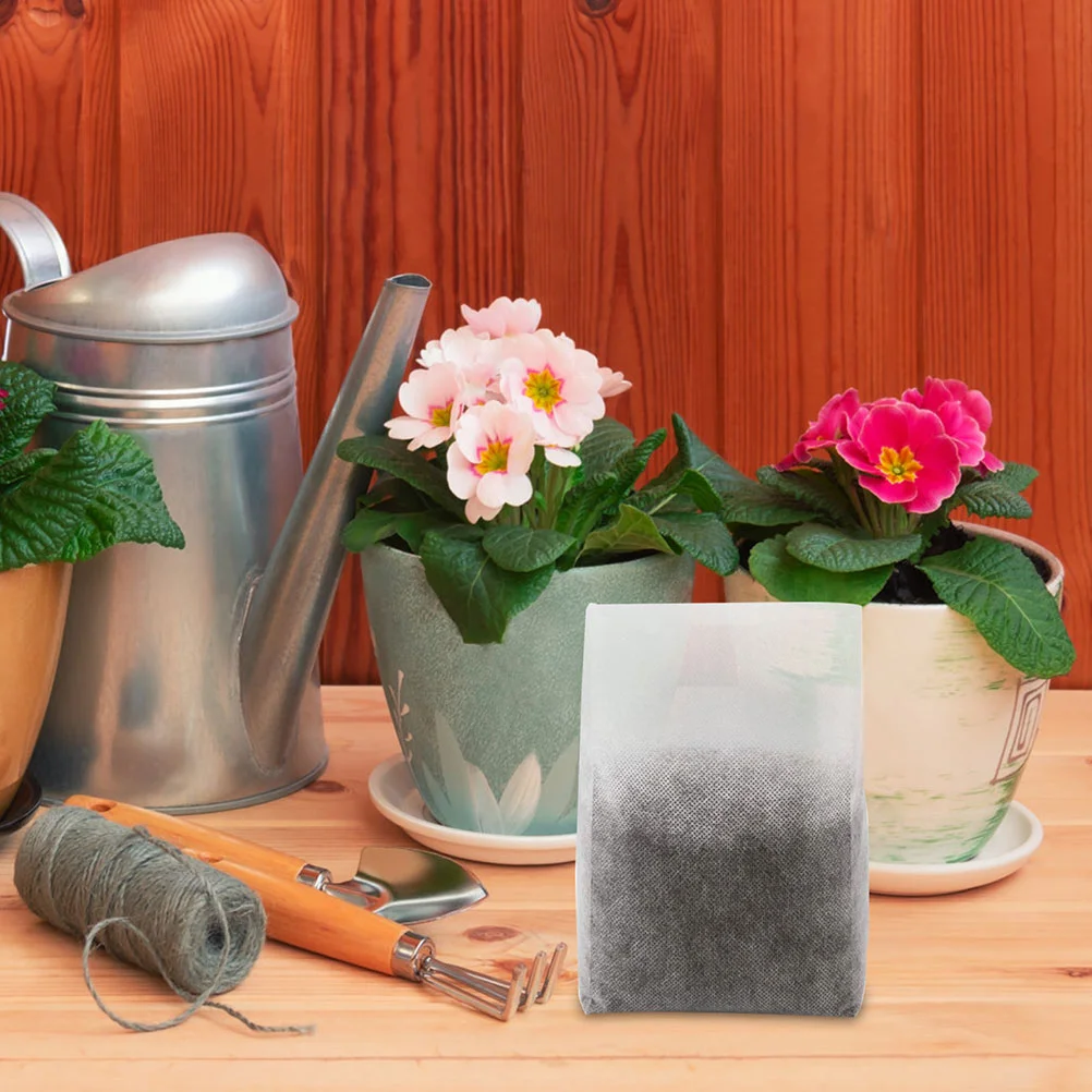 

200 Pcs Grow Bags Potato Grow Bags Nonwoven Grow Bag Vegetable Container Bag Flower Pot Transplant Bag