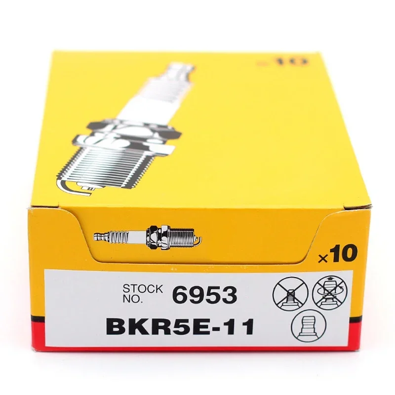 

4/6 шт. BKR5E-11 6953 BKR5E11 свечи зажигания из никелевого сплава для TOYOTA HYUNDAI BYD SUZUKI MITSUBISHI Mazda Great Wall Haval
