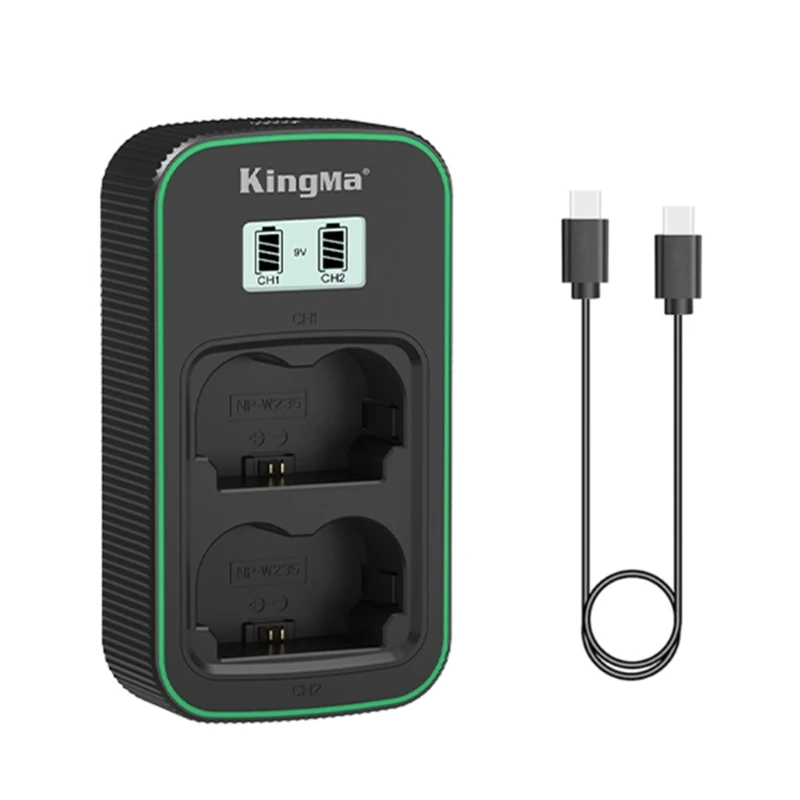 

Double Slots for XT5XT4 XH2S Cameras Battery Fast Charging Hubs