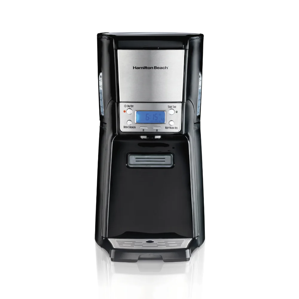 

2023 New Hamilton Beach 12 Cup Dispensing Coffee Maker, Stainless Steel and Black, 48464