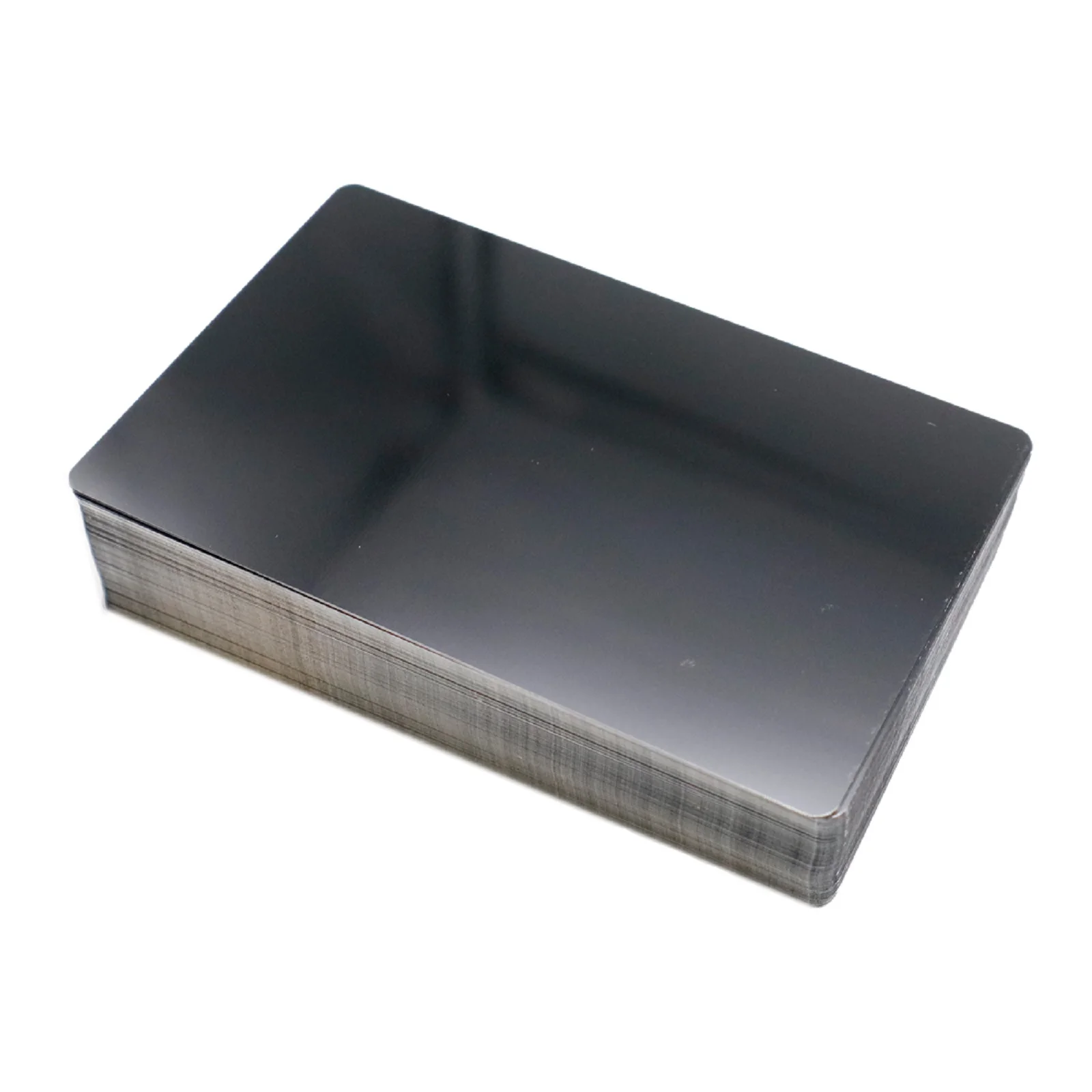 Металлические заготовки для визиток Алюминий 100 шт