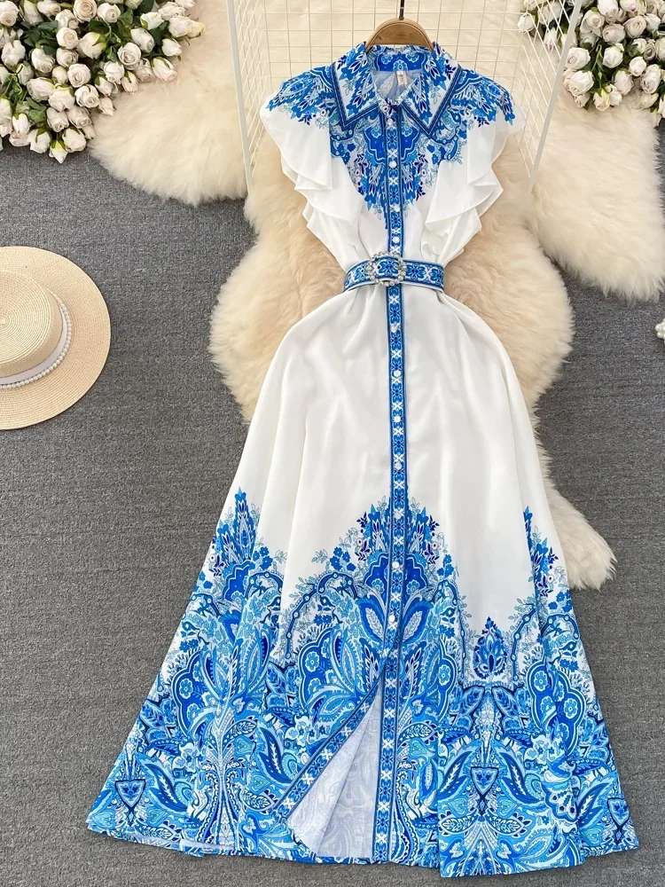 Элегантное винтажное длинное платье без рукавов в придворном стиле с