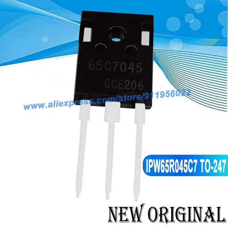

(5 Pieces) 65C7045 IPW65R045C7 TO-247 / IPW90R340C3 9R340C 900V 9.5A / IPW60R041P6 6R041P6 650V 267A TO-247