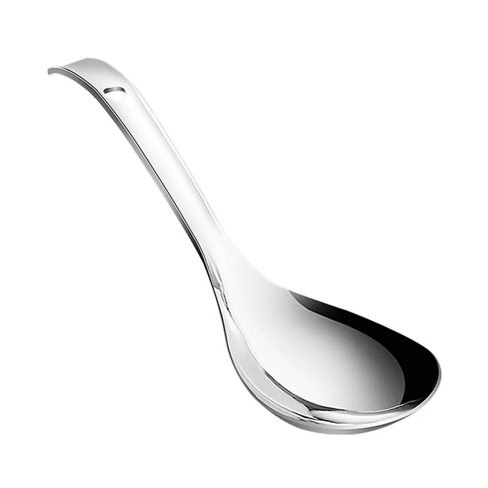 

Rice Spoon Paddle Serving Scoop Non Stick Spatula Spoons Cooker Ladle Soup Scooper Stainless Metal Cooking Porridge Home