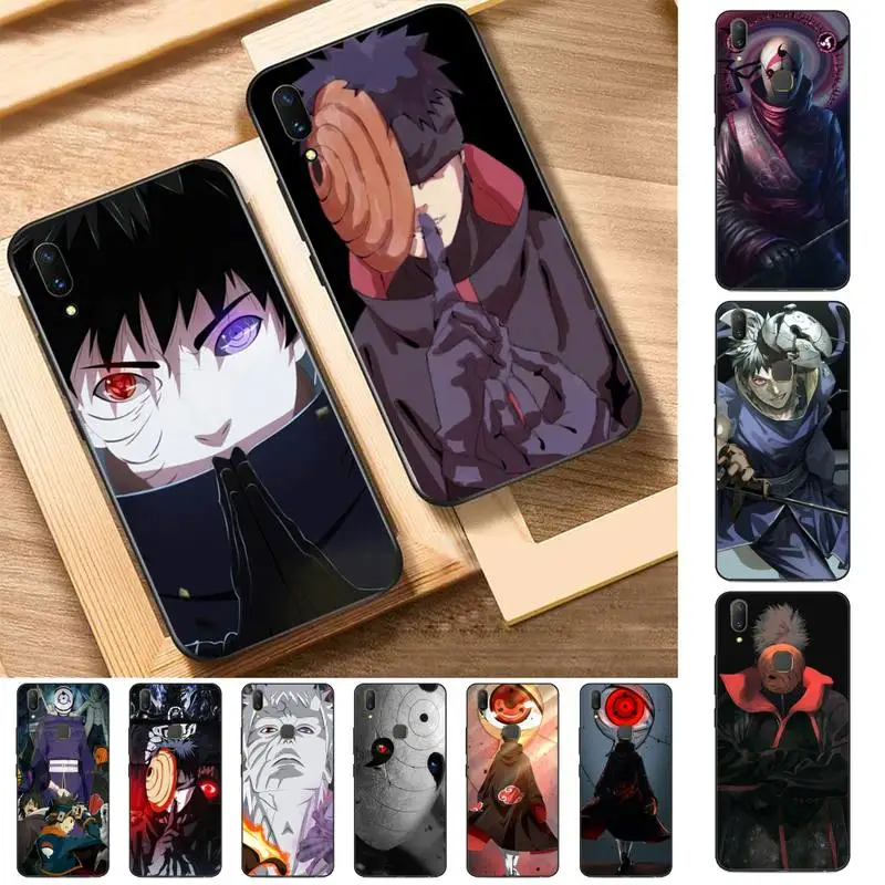 

BANDAI Naruto Uchiha Obito Phone Case for Vivo Y91C Y11 17 19 17 67 81 Oppo A9 2020 Realme c3
