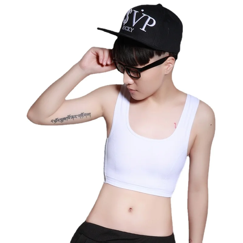 

HaleyChan женский обтягивающий топ на груди, короткий топ Tomboy Trans, лесбиянский эластичный верх, плоская грудь, тонкое нижнее белье, топы нижнее белье женское бюстгальтер женский женское нижнее бельë топ женский