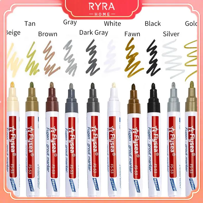 

Matte Ceramic Tile Wall Repair Pen Mildew Waterproof Moisture-proof Durable Environmentally Friendly Repair Decontamination Pen