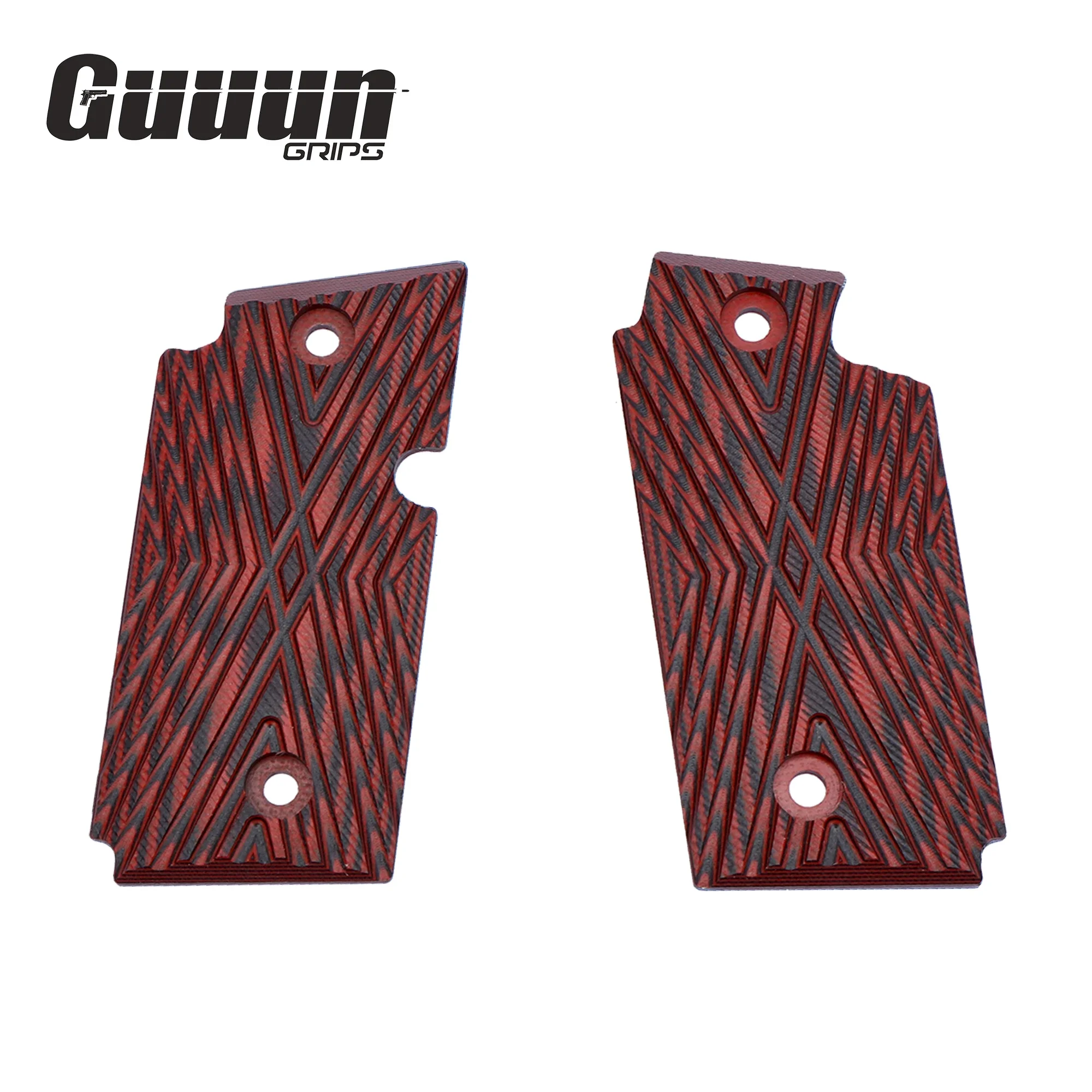 Ручки Guuun G10 для Sig Sauer P238 с агрессивной текстурой OPS Crosshatch