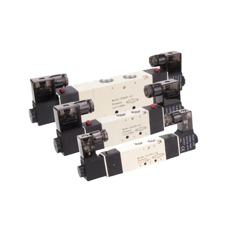 4V130C-06 4V230E-08 4V330P-10 4V430C-15 Пневматический 5-ходовой центральный закрытый воздушный