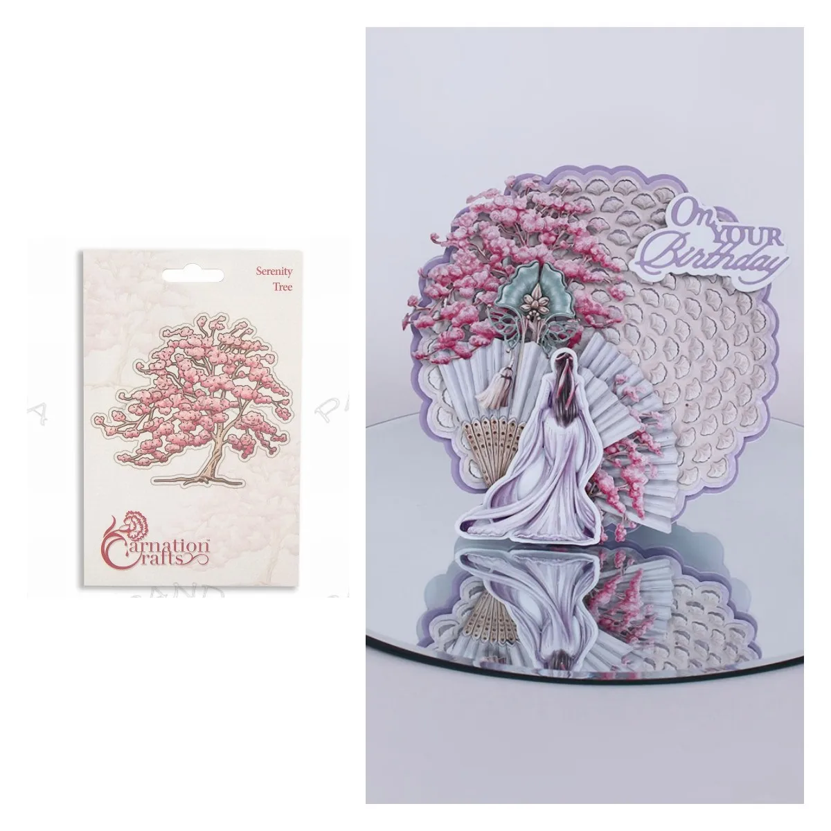 

Serenity Tree Metal Cutting Dies Scrapbooking DIY Album Make Paper Card Embossing Craft Decor Cut Die Diary Supplies 2022 New