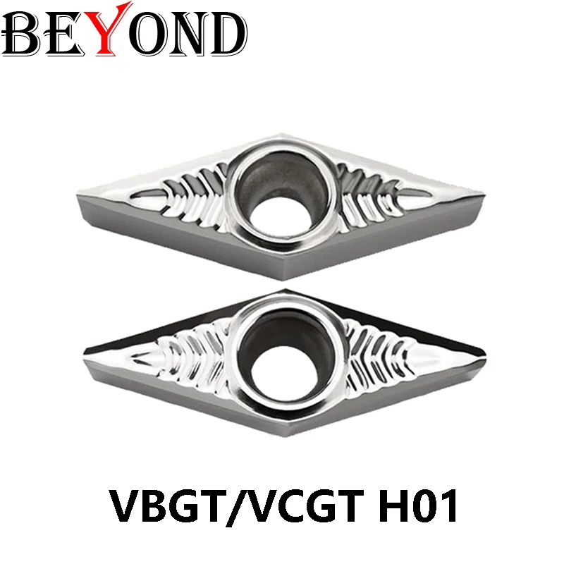 

BEYOND VBGT VCGT 1103 1604 VBGT1604 VCGT1103 VCGT1604 H01 Milling Carbide Insert Blade Lathe Turning Tool For Aluminum Copper