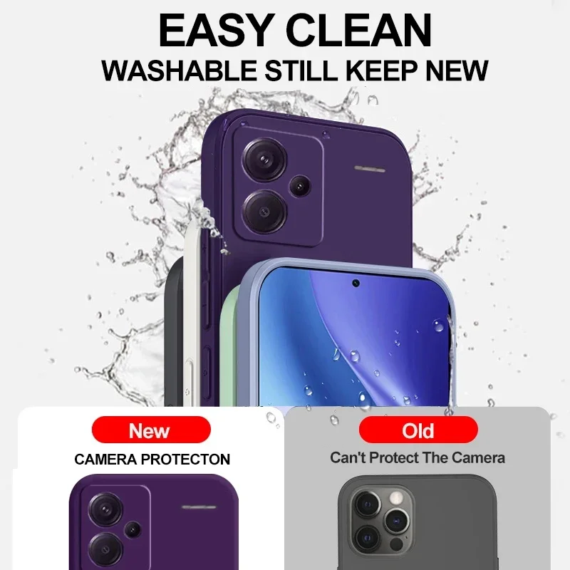 ł na telefon Redmi Note 13 Pro Plus 5G. Luksusowe etui z płynnego silikonu do Xiaomi Note13 Plus.