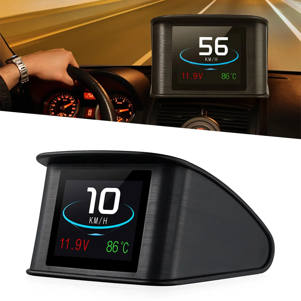 

Aotu Digital Device Consumption Tool Car HUD P10 OBD2 head Up Display Speedometer Accessories