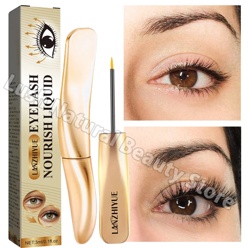Сыворотка для быстрого роста ресниц натуральный усилитель длинный густой лосьон