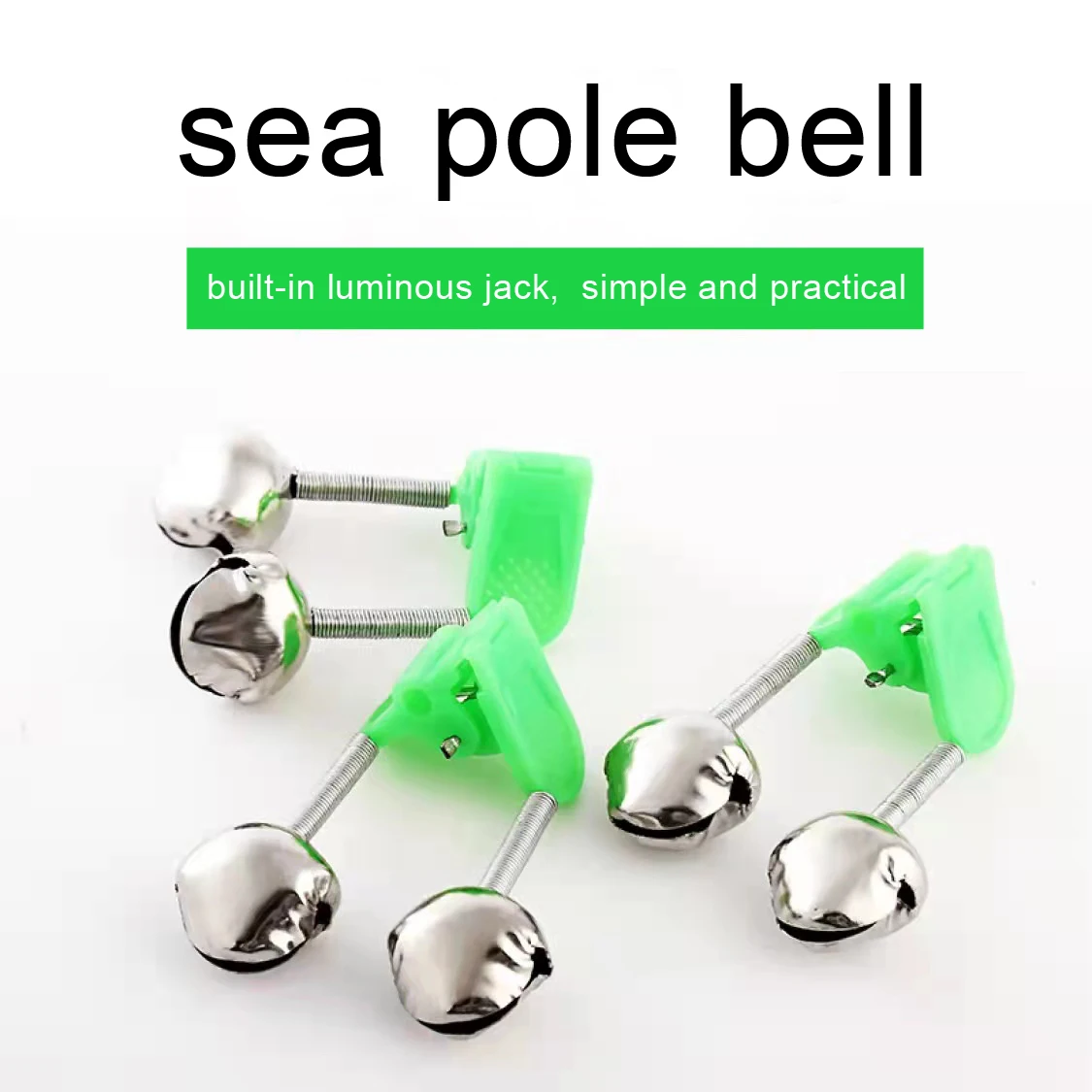 

10 шт., рыболовные сигнализаторы клева, рыболовный стержень, колокольчики, зажим, наконечник из АБС-пластика, металлический зажим для удилища