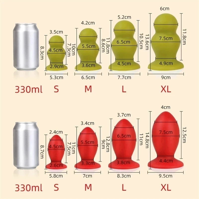 Анальная пробка 3 цветов огромные анальные бусины расширение мягкий силиконовый