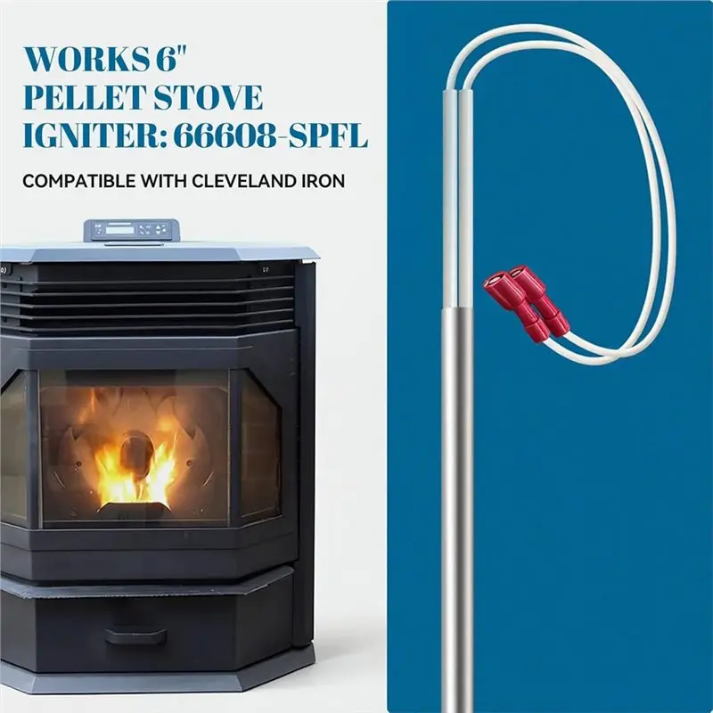 Новинка! Совместимый воспламенитель для пеллетных печей Happy New- For Grand Teton Gros Ventre For Cleveland Ironworks PS130, PS20, PS60, 6 дюймов, 66608-SPFL (art.: 3920d85328dfd) - 3920d85328dfd