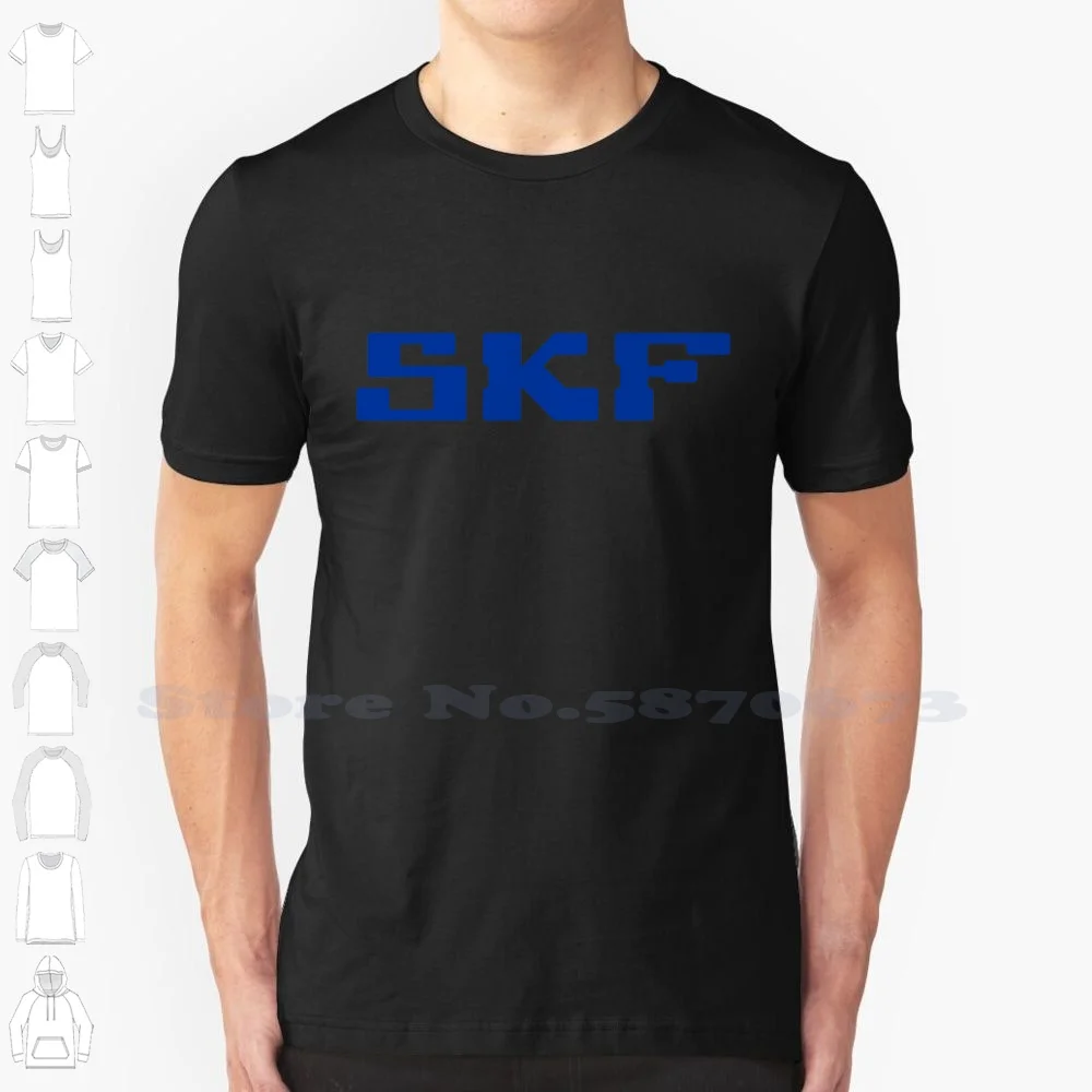 

SKF Logo Unisex Clothing 2023 Streetwear Printed Brand Logo T-shirt Graphic Tee