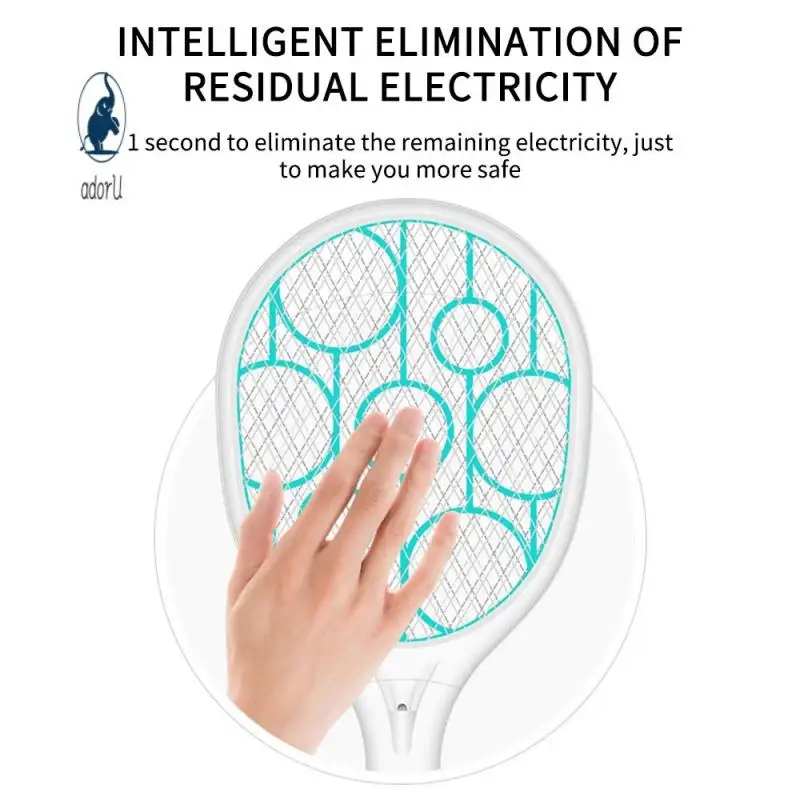 

Аккумуляторная электрическая ракетка для насекомых, настольная Теннисная ракетка со светодиодной подсветкой