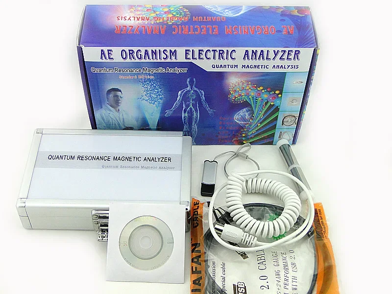 Высокотехнологичный анализатор здоровья Quan-tum в португальской версии-самый