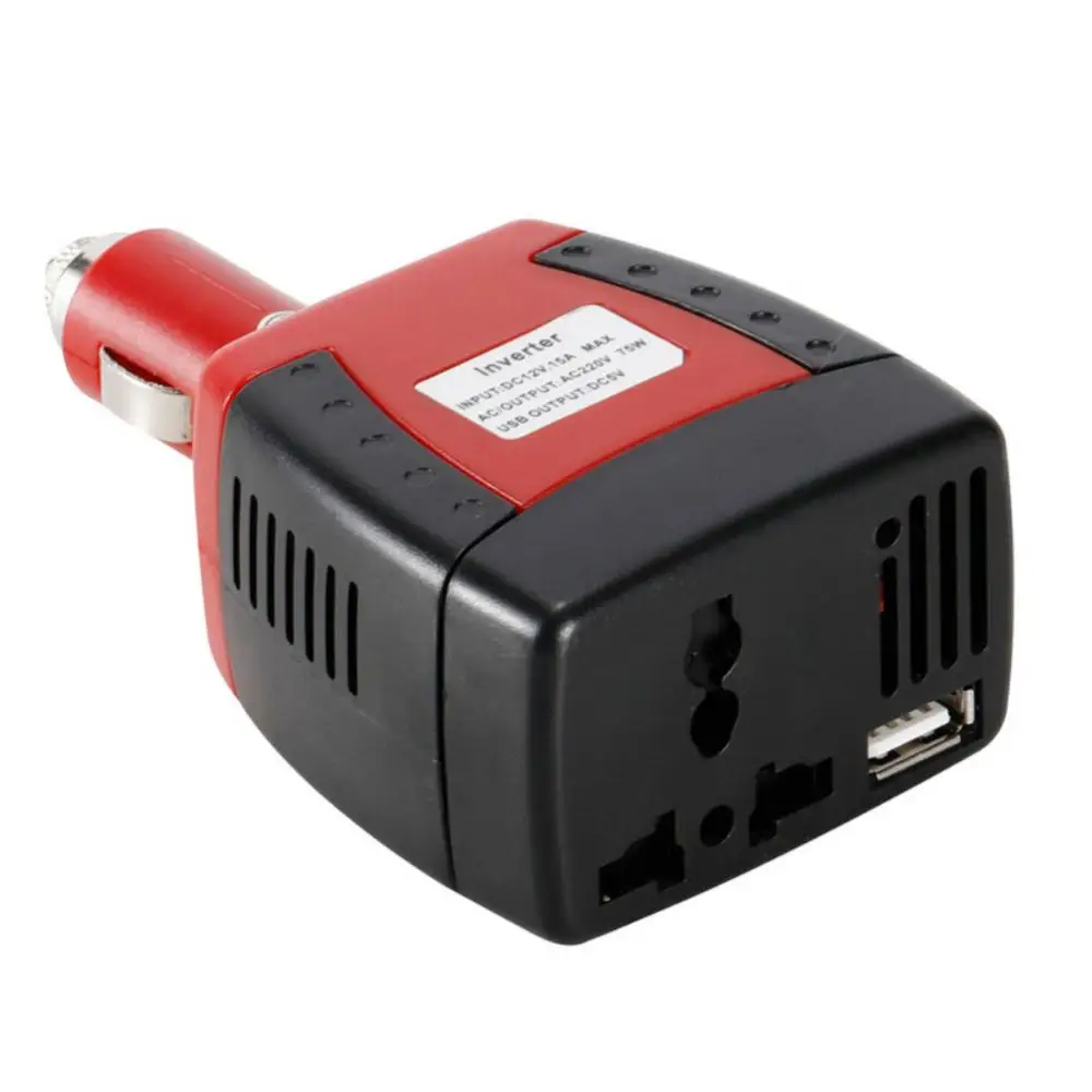 

Multifunctional Car Power Converter Portable Inverter Universal 75w Power Adapter Inverter Car Accessories 12v To 220v