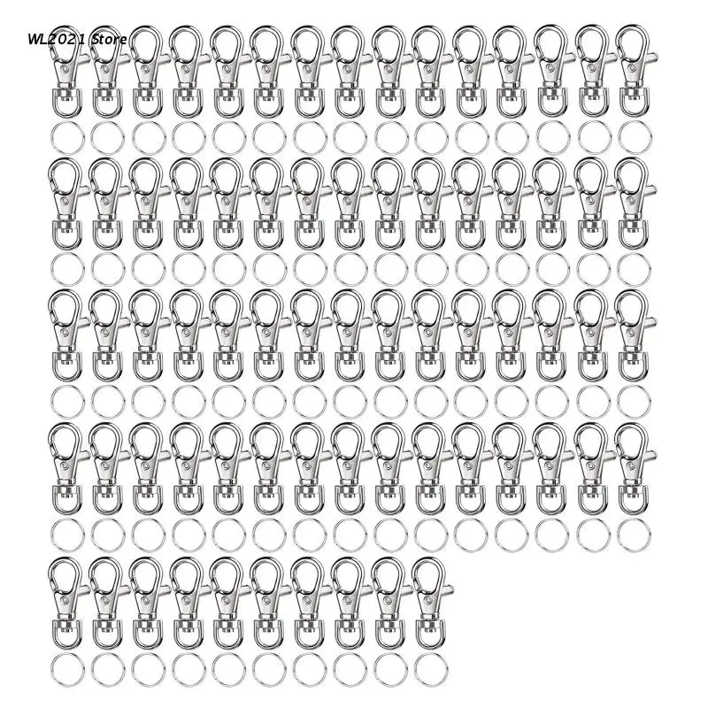 

140Pcs/lot Jewelry Findings Lobster Clasp Hooks for Necklace Bracelet Chain DIY