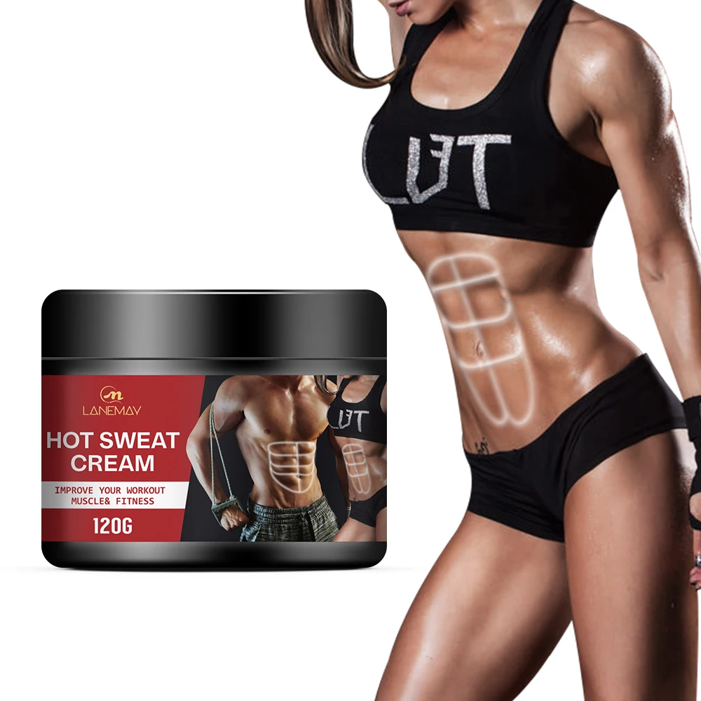 

120g Abdominal Cream Fever Cream Firming Abdominal Muscle Men's and Women's Fitness Shaping Massage Cream Dropshipping