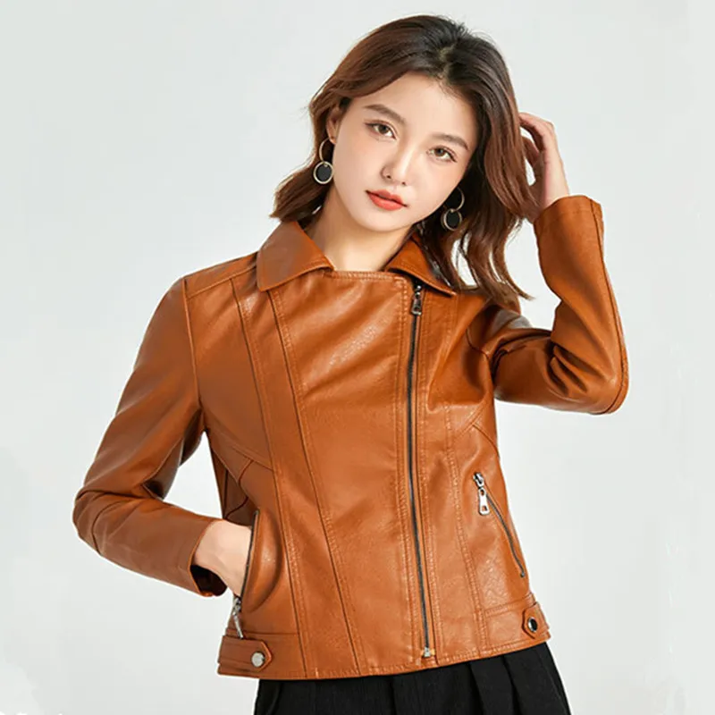 Women Coats Leather Jacket Motorcycle Coat Women's Jacket Winter Jacket Women Leather Jackets Women Jacket 2022 Korean Coats