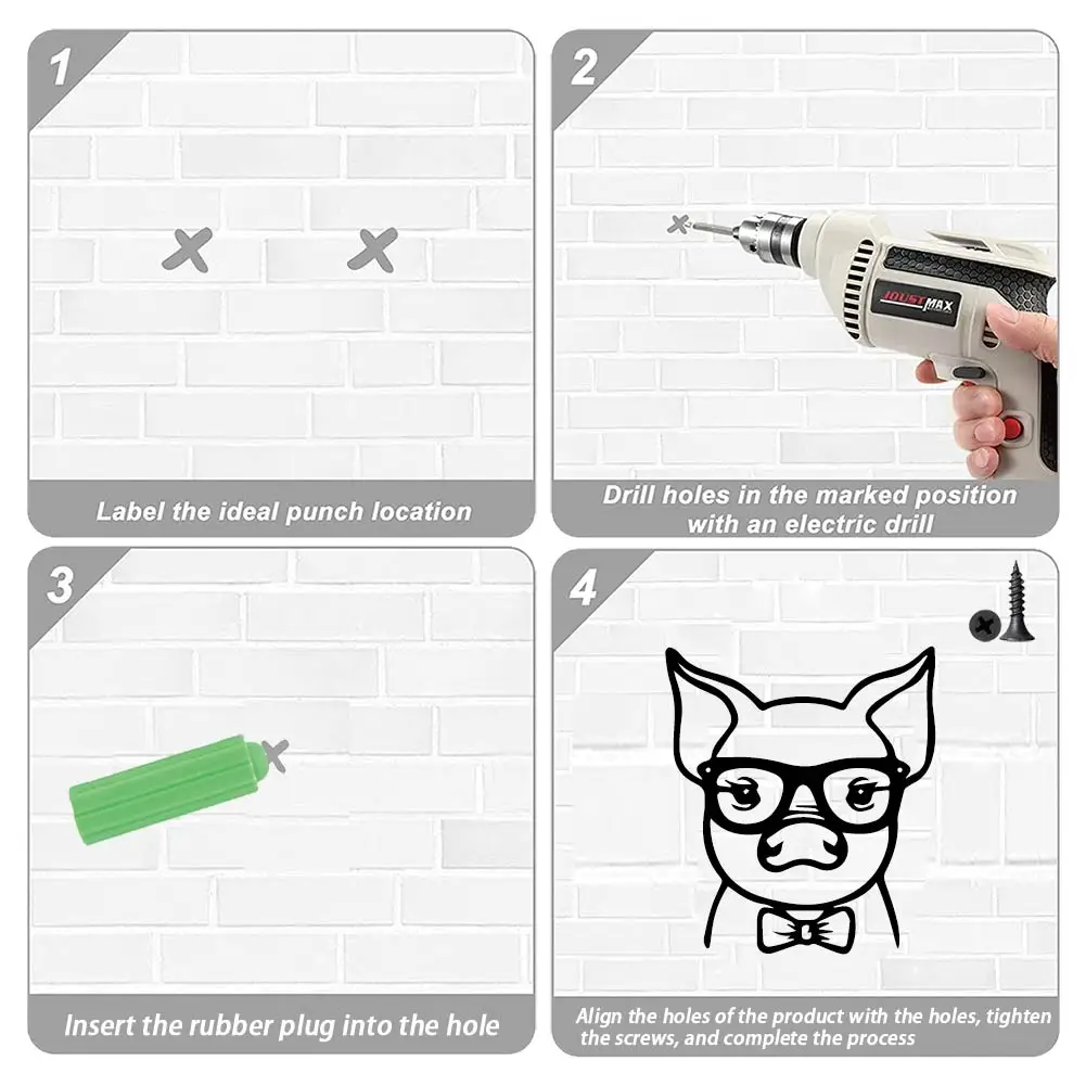 1 шт. Настенный декор Мистер Свинка