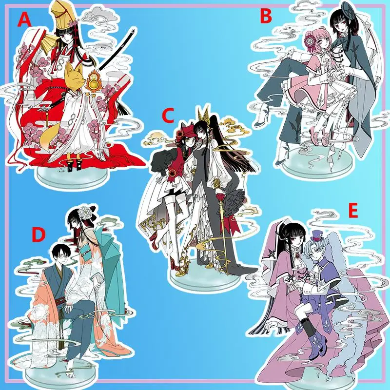 

Anime Stand RESERVoir CHRoNiCLE Li Syaoran Sakura Moro Ichihara Yuuko Acrylic Figure Display desktop decoration 15cm