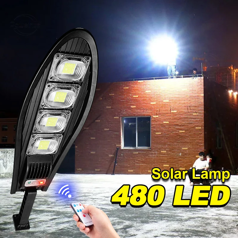 

2023 Newest Outdoor LED Solar Light IP66 Waterproof Wall Garden Light 3 Modes High Power Solar Lamp For Courtyard Roadside Lamps