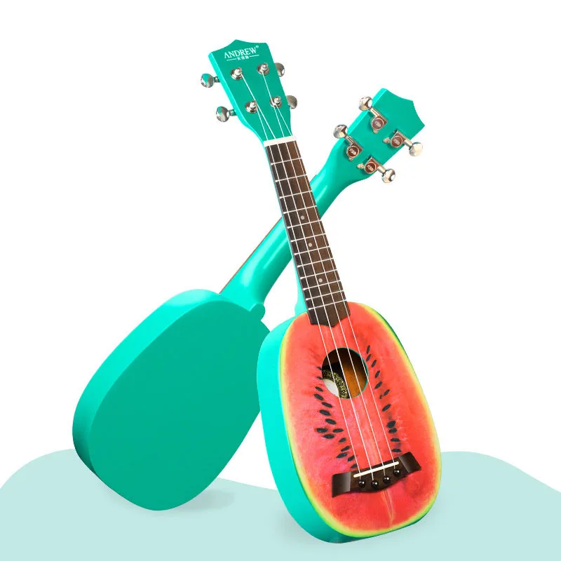 23 Inch Children Ukuleles Toy Guitar Strings Acoustic Cheap Ukuleles Backpack Hawaiian Party Ukele Child Music Instrument HY50UK enlarge